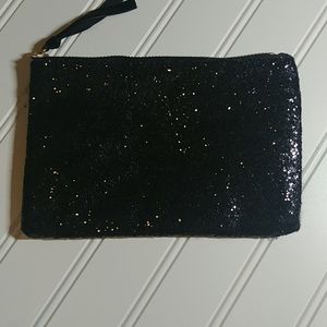 Black Sparkly Makeup 💄 Pouch